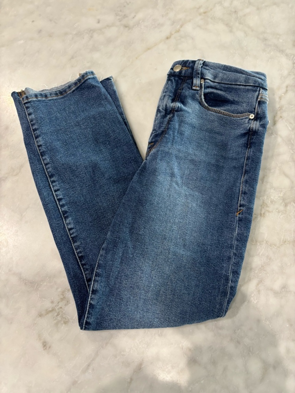 Good American Women's Dark Blue Boot Cut Jeans